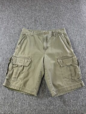 The North Face Cargo Shorts Men 32 Olive Green Utility Hiking Outdoor